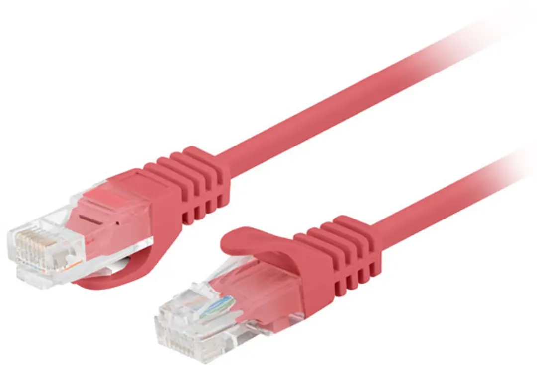 Lanberg Netwerkkabel Cat6 UTP 0,25m Rood PCU6-10CC-0025-R