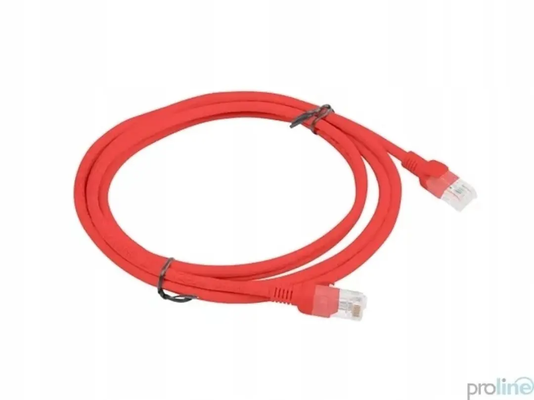 Lanberg Netwerkkabel Cat6 UTP 0,25m Rood PCU6-10CC-0025-R - afbeelding 2 van 6