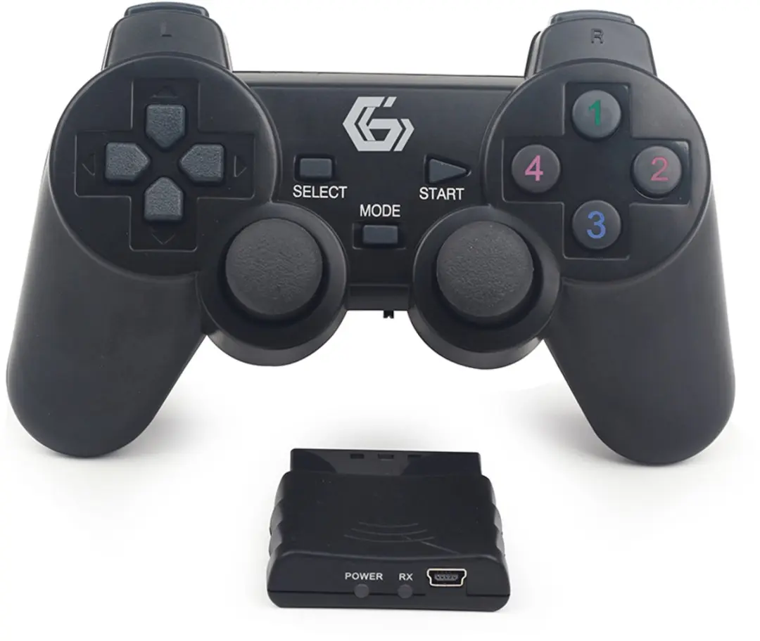 Gembird JPD-WDV-01 Draadloze Gamepad - Zwart - afbeelding 3 van 6