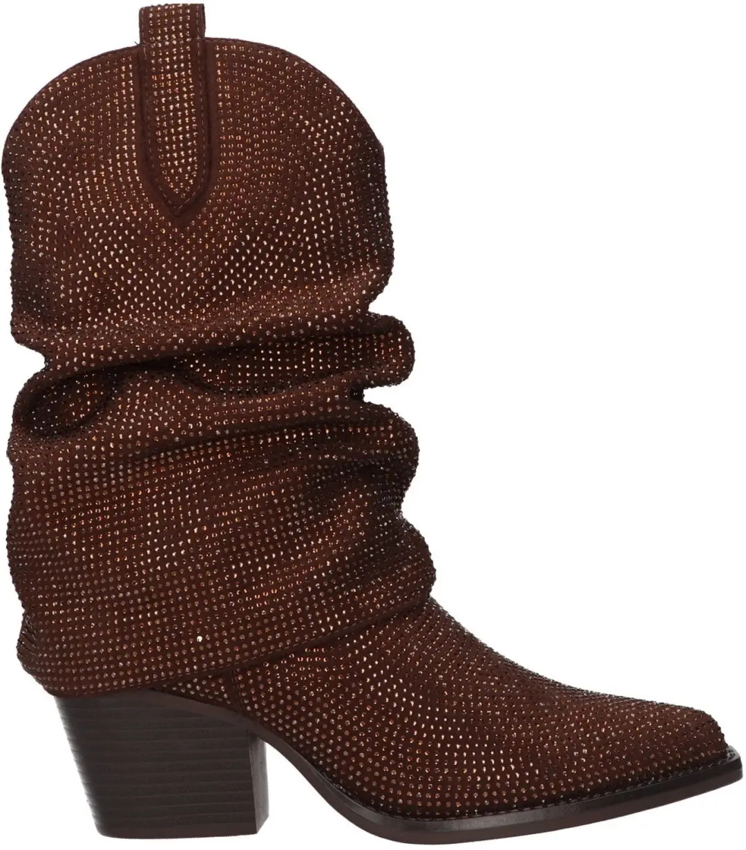 La Strada Western Boot Bruin Met Glitter