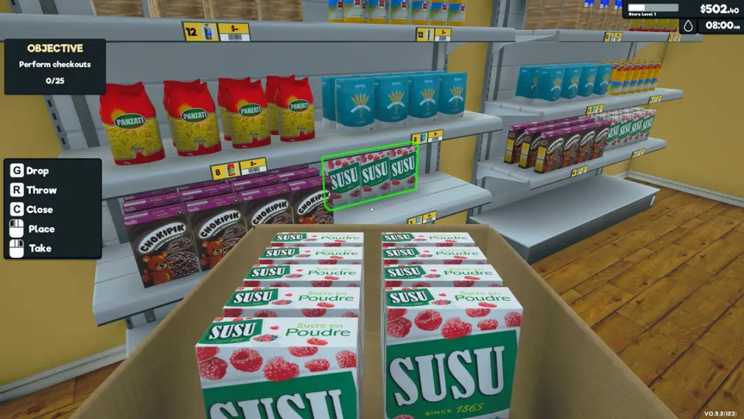 Mindscape Supermarket Simulator Fully Stocked Edition - Nintendo Switch 2 - afbeelding 4 van 6
