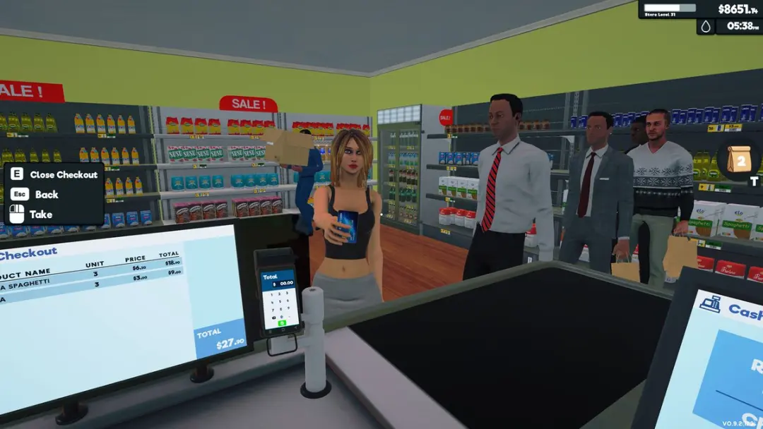 Mindscape Supermarket Simulator Fully Stocked Edition - Nintendo Switch 2 - afbeelding 2 van 6