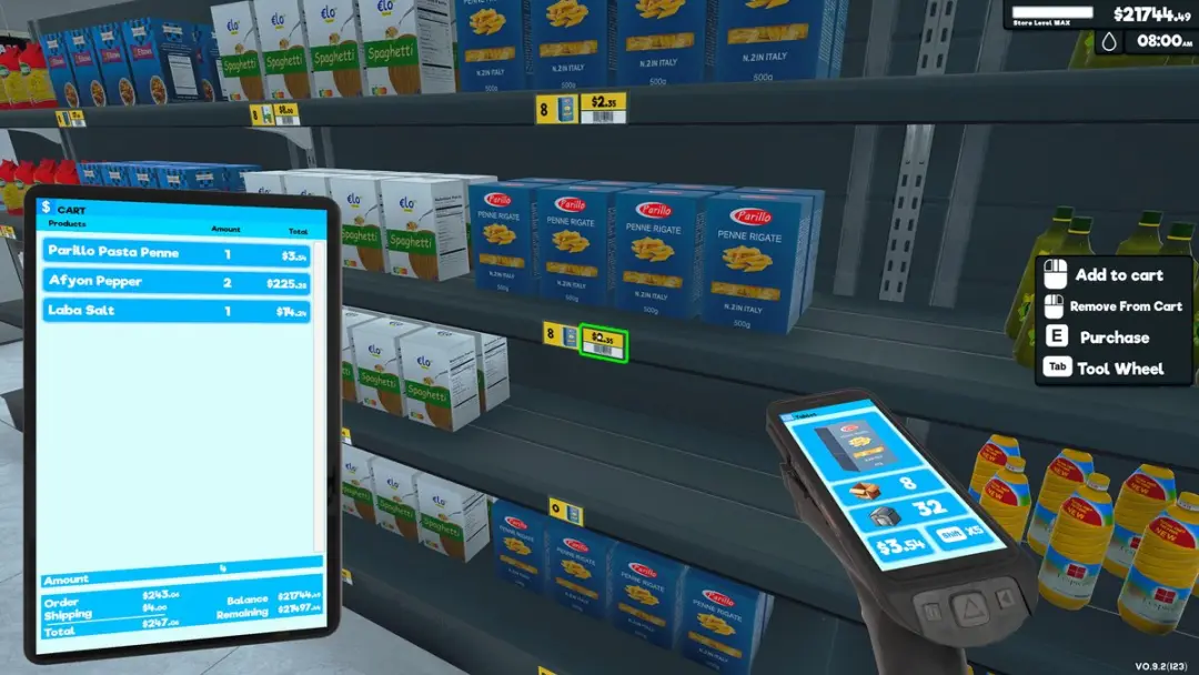 Mindscape Supermarket Simulator Fully Stocked Edition - Nintendo Switch 2 - afbeelding 5 van 6