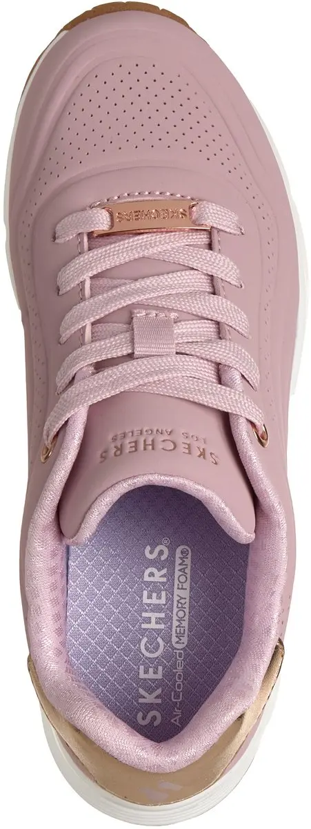 Skechers Uno Gen1 Shimmer Sneakers - Roze - afbeelding 4 van 6