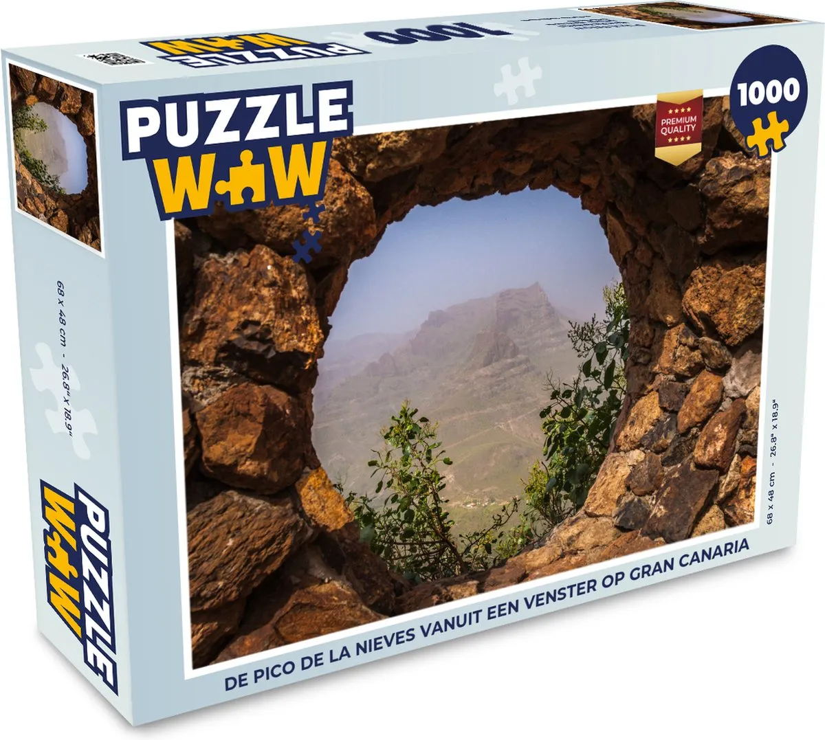 PuzzleWow De Pico de la Nieves Legpuzzel 1000 Stuks