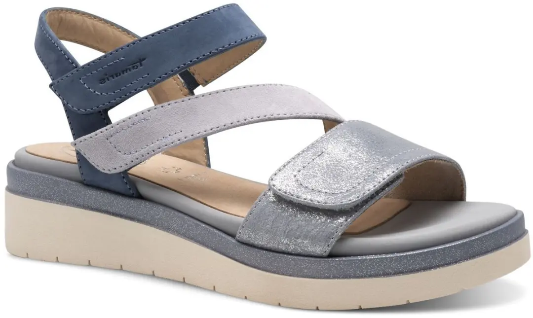 Tamaris WIDE FIT Dames Sandaaltje 8-88705-44 888 H-breedte Maat: 37 EU