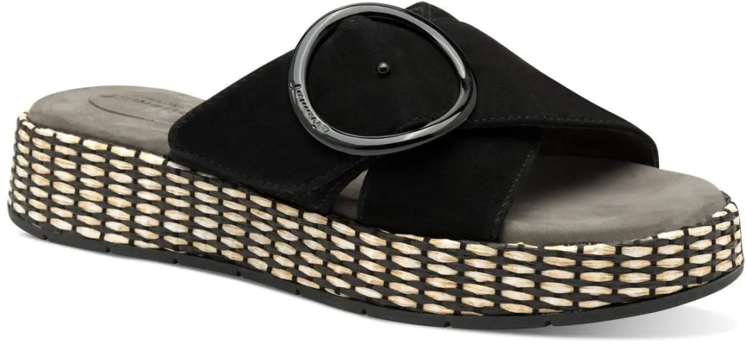Tamaris WIDE FIT Dames Slipper 8-87207-44 001 H-breedte Maat: 37 EU