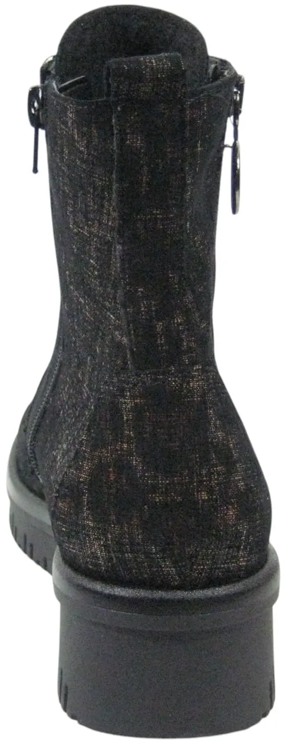 Waldlaufer 934802-137-216 dames veterboots sportief maat 41 (7) bruin - afbeelding 4 van 5