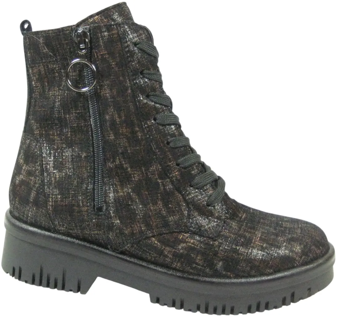 Waldlaufer 934802-137-216 dames veterboots sportief maat 41 (7) bruin - afbeelding 3 van 5