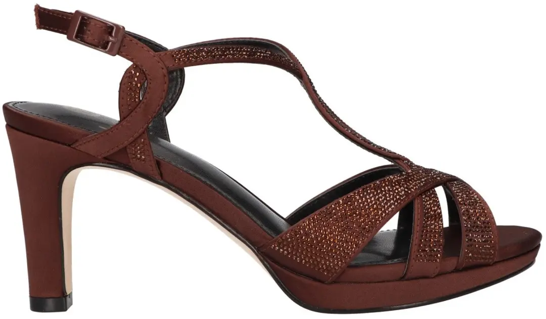 La Strada Hakken Bruin Glitter