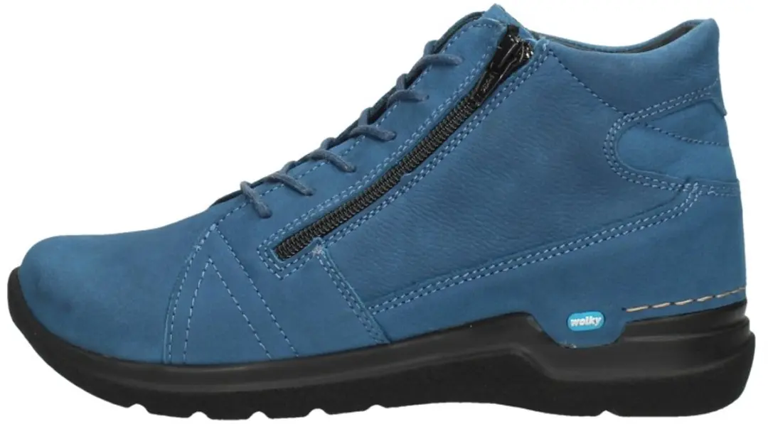 Wolky Why Antique Dames Veterschoenen - Blauw - afbeelding 2 van 6