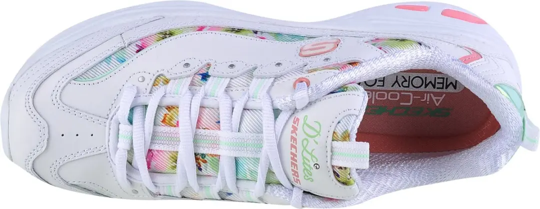 Skechers D'Lites-Blooming Fields 149794-WMLT Sneakers - 36 - Wit - afbeelding 3 van 4