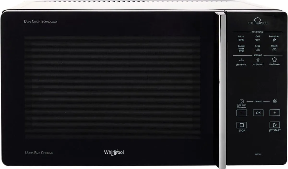 Whirlpool MCP 349 BL Combi Magnetron 800W - Zwart