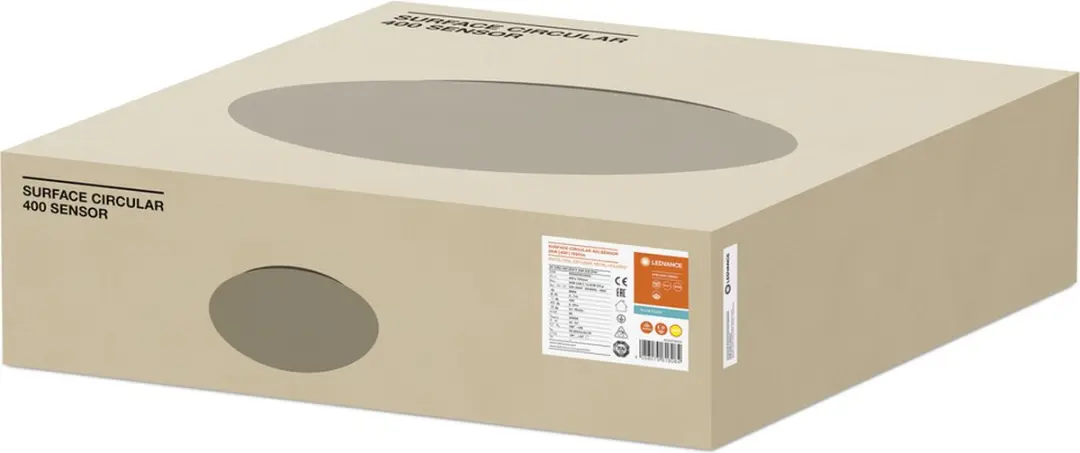 Ledvance Surface Circulair 400 Wandlamp 24W 3000K IP44 Sensor - afbeelding 5 van 6