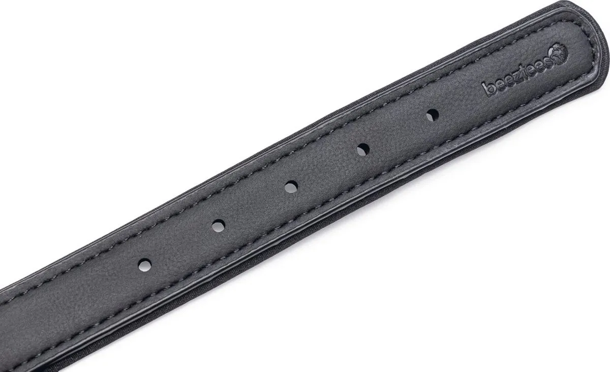 Beeztees Balacron Ax Halsband Hond - Zwart - 31-39cm x 20mm