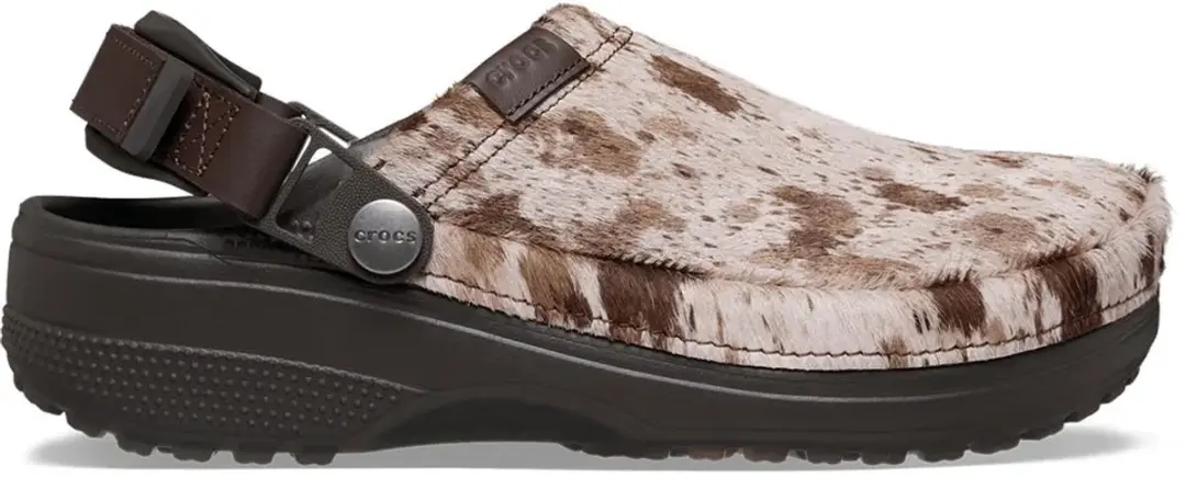 Crocs Classic Crafted Pony Hair Klompen Beige EU 38-39