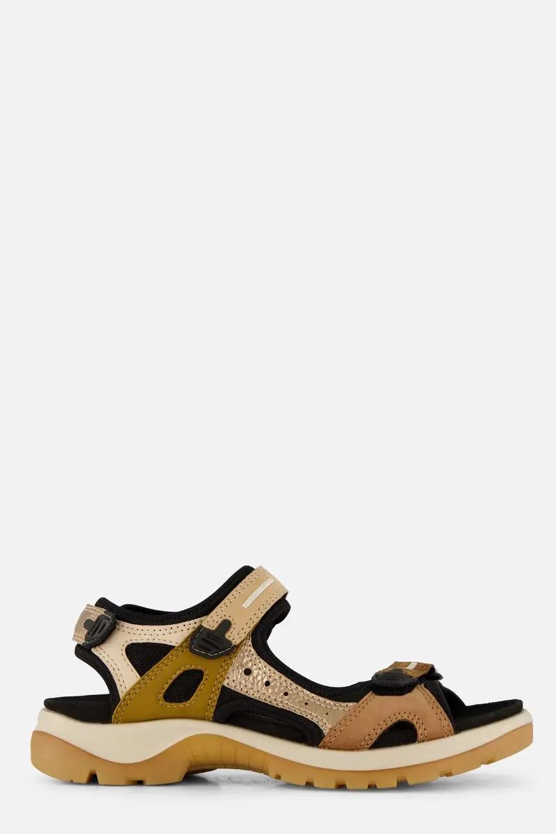 Ecco Offroad Sandalen bruin Textiel