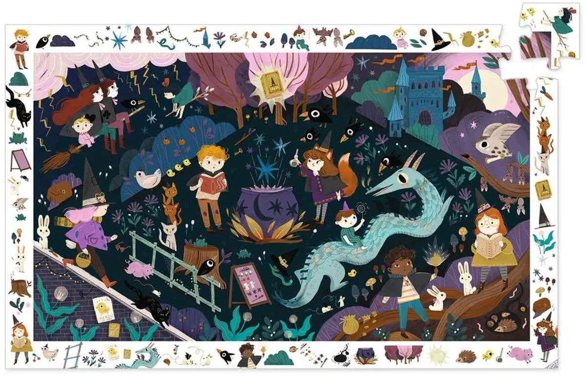 Djeco Sorcerers' Apprentices Puzzel - 54 Stuks Multicolor