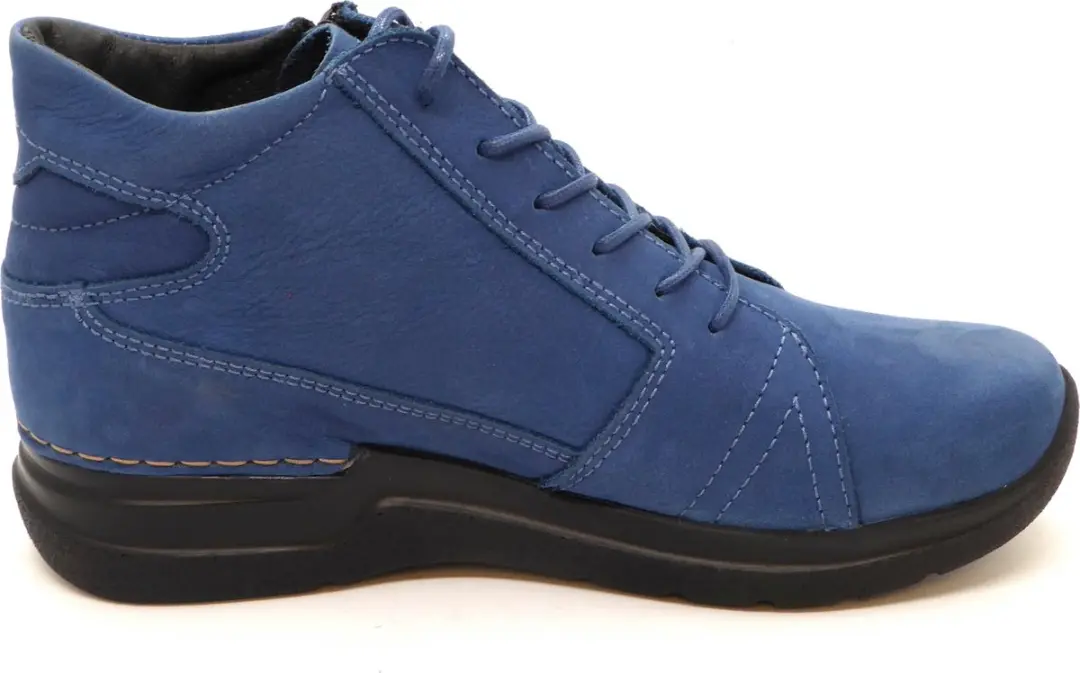 Wolky Why Veterschoenen Hoog - Licht Blauw - Maat 42 - afbeelding 2 van 6