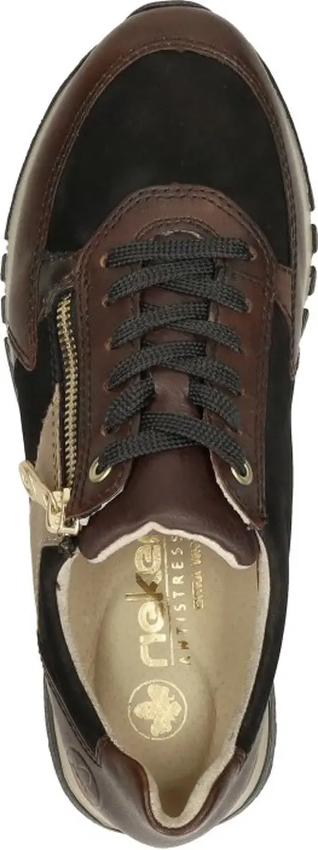 Rieker 49010 Sneakers - Bruin - Maat 41 - afbeelding 4 van 6