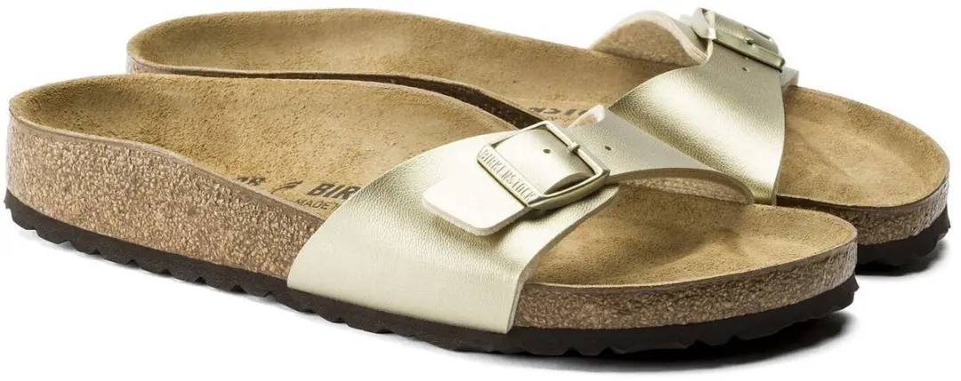 Birkenstock Madrid Slides Goud