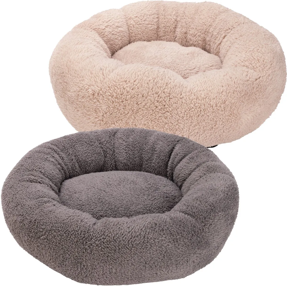 Beeztees Kavi - Kattenmand - Pluche - Beige - 45x45x15 cm