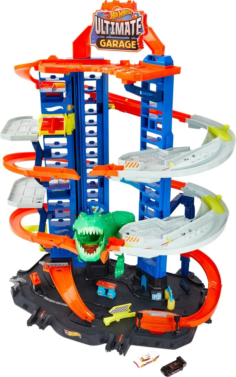 Hot Wheels City Ultieme Garage 3603425 - 34 Baandelen - Meerkleurig - afbeelding 2 van 6