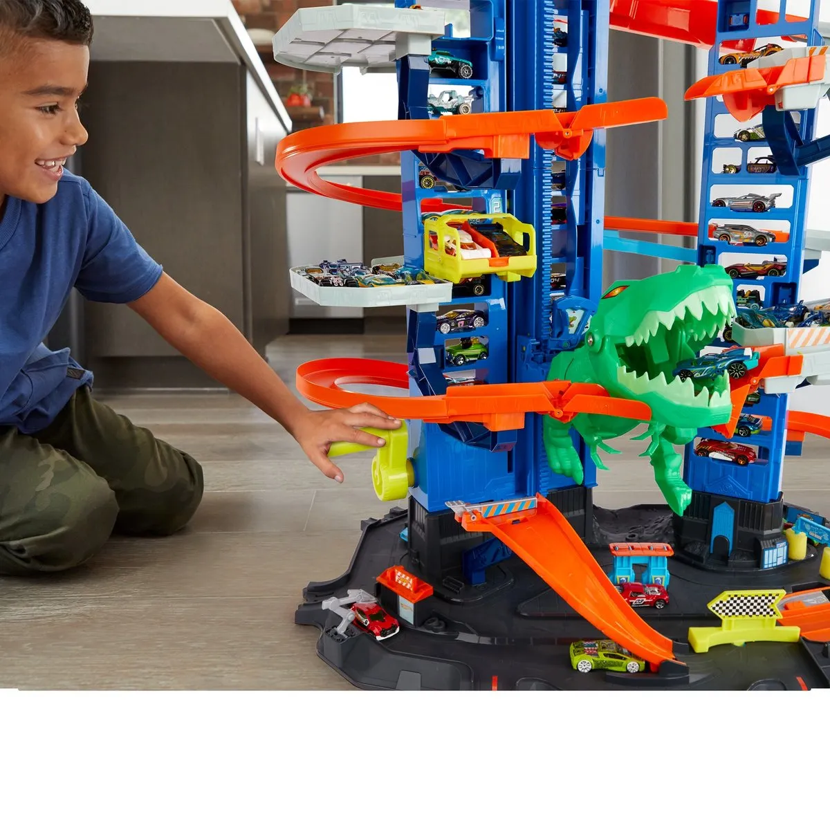 Hot Wheels City Ultieme Garage 3603425 - 34 Baandelen - Meerkleurig - afbeelding 5 van 6