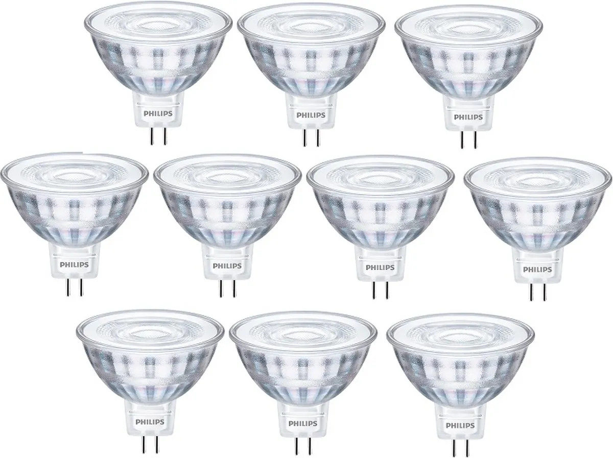 Philips LED GU10 4.9W Warm Wit - 10 Stuks