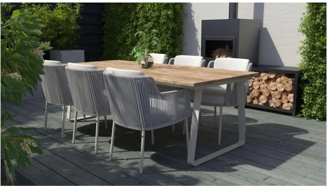 4 Seasons Outdoor Bernini Armstoel Frozen - Grijs-antraciet - afbeelding 4 van 4