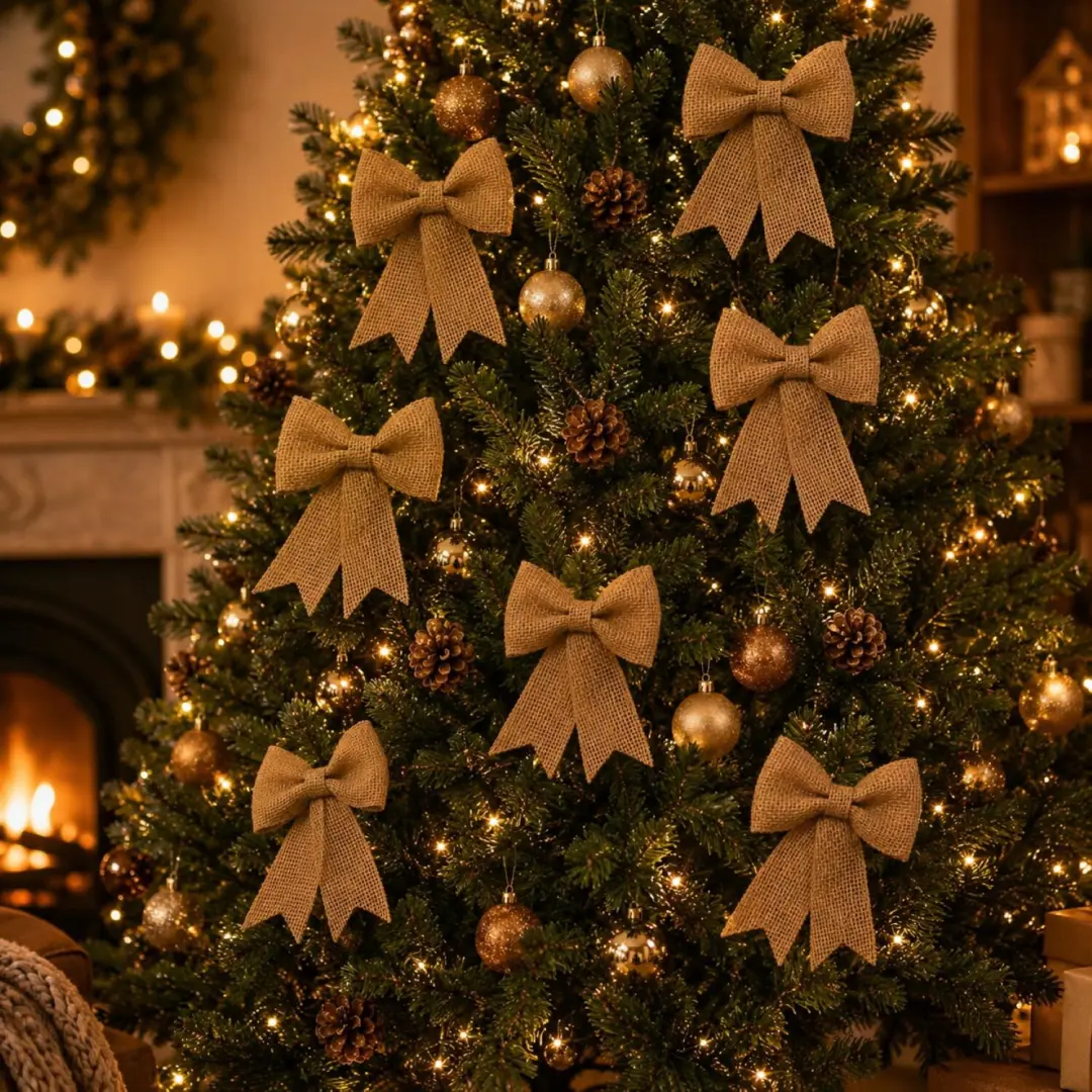 Decoris Kerst decoratie strikjes