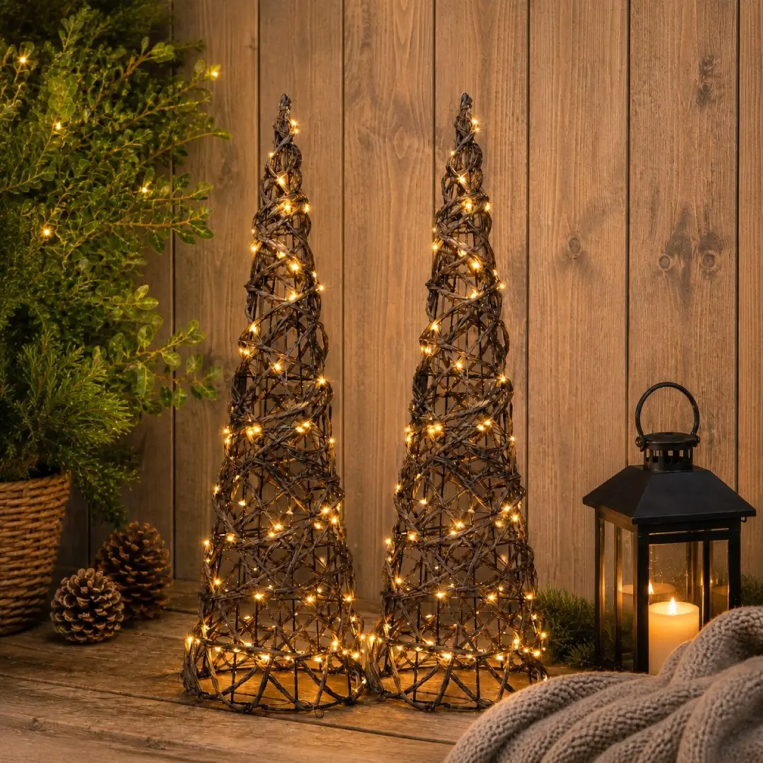 Anna's Collection LED kegel kerstboom lamp