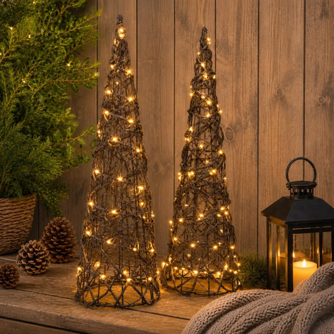 Anna's Collection LED kegel kerstboom lamp