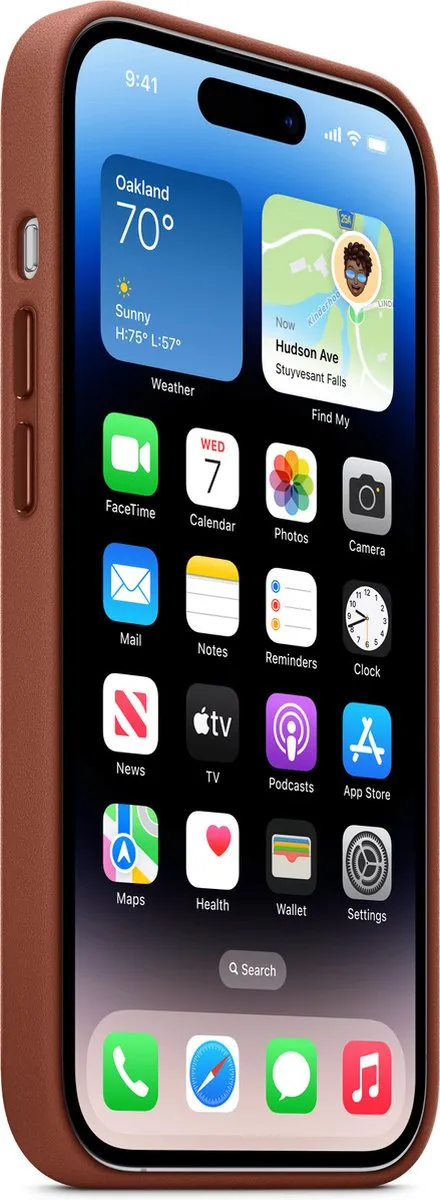 Apple MagSafe Leren Hoesje iPhone 14 Pro - Omber