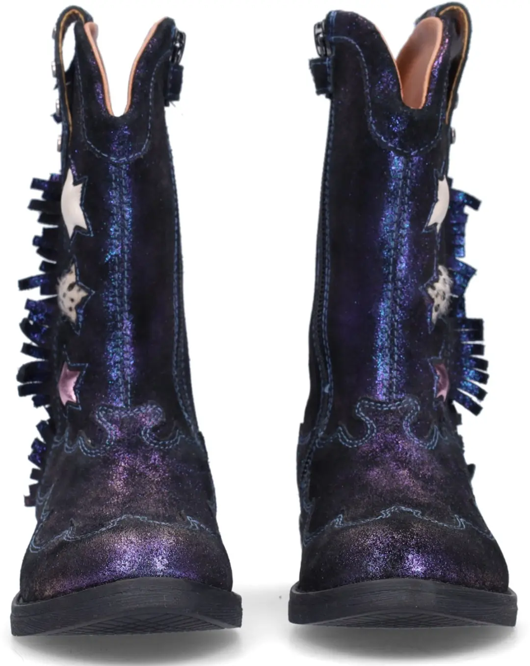 BunniesJR Ruby Rodeo Laarzen - Blauw Metallic - afbeelding 2 van 6