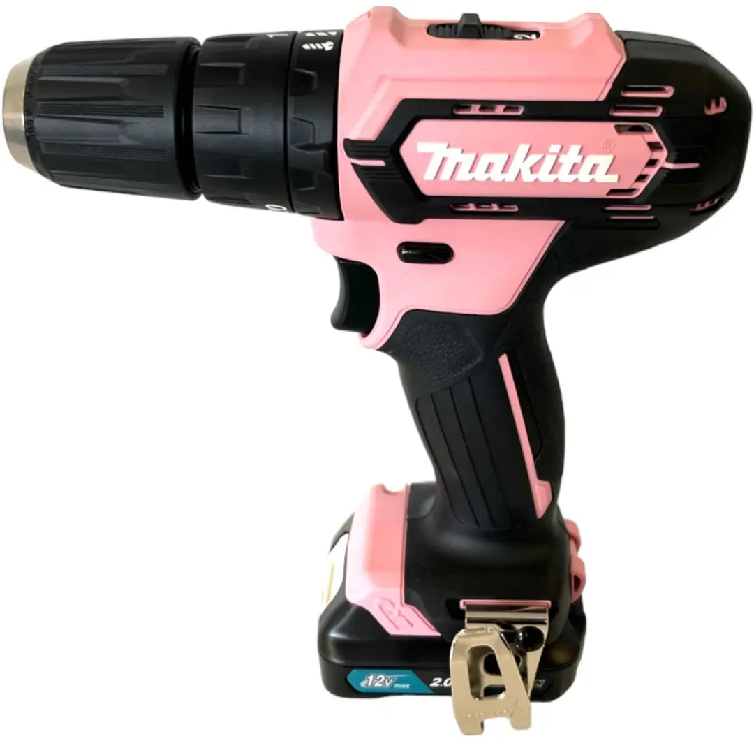 Makita HP333DSAP Klopboormachine 12V - 20 standen - 2000mAh - Roze - afbeelding 5 van 6