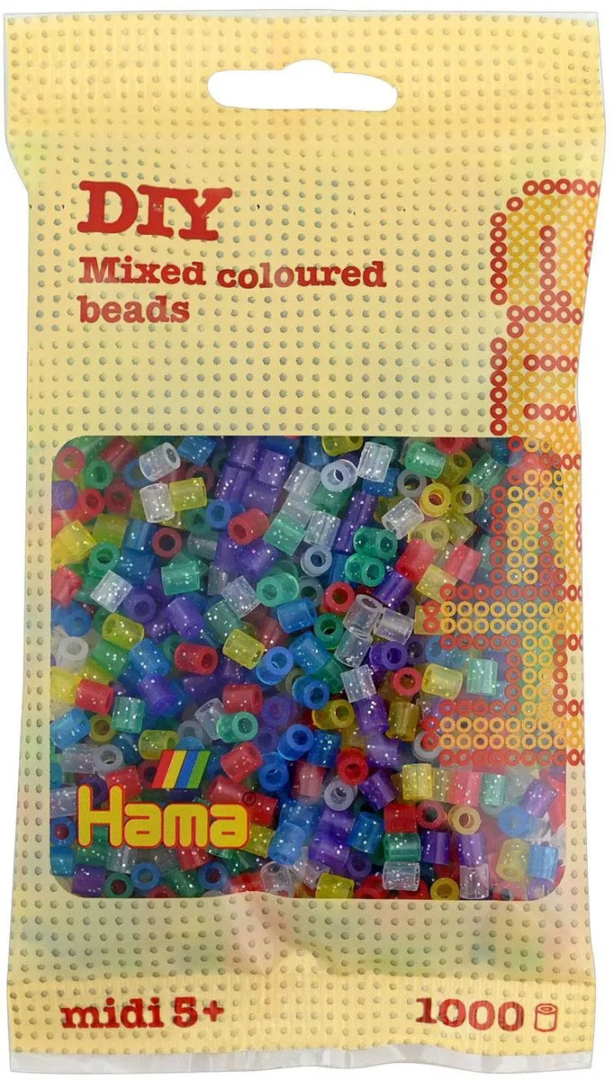Hama Strijkkralen 1000 Stuks Glitter Multi