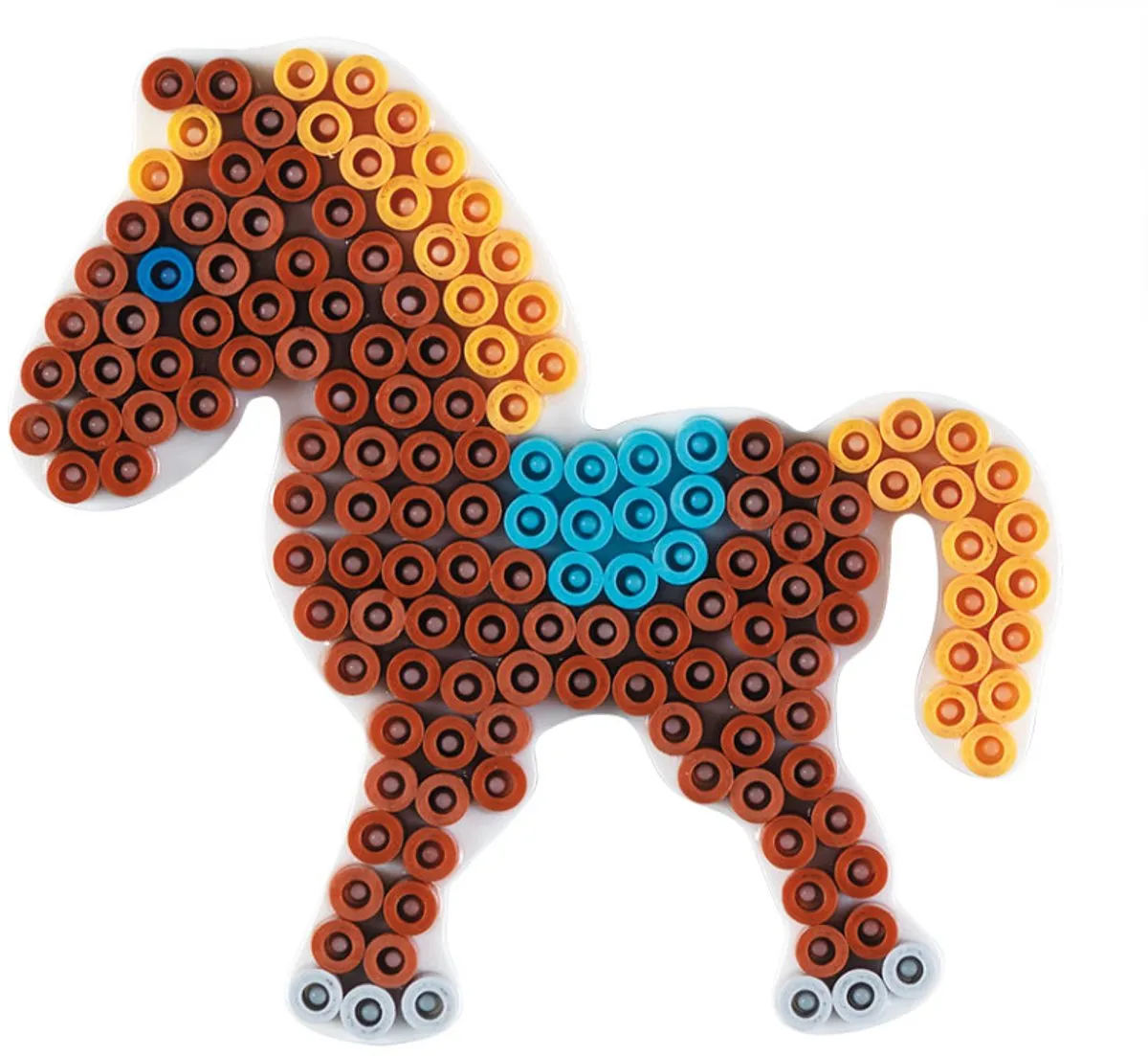 Hama Strijkkralen Grondplaat Paard - Blauw