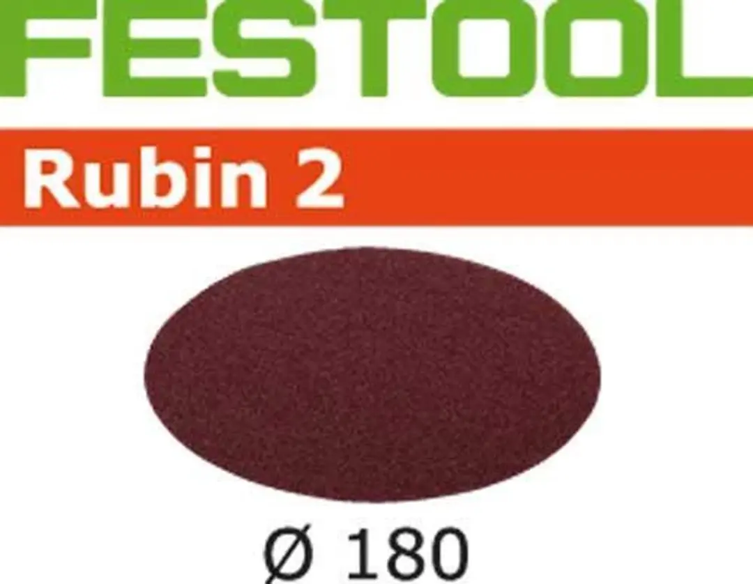 Festool Schuurschijf STF D180/0 P100 RU2/50 Rubin 2