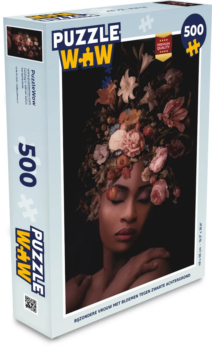 PuzzleWow Bloemen Legpuzzel 500 Stuks