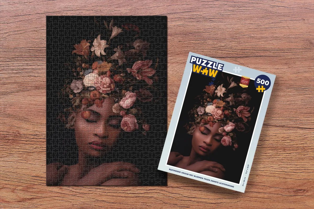 PuzzleWow Bloemen Legpuzzel 500 Stuks - Multicolor