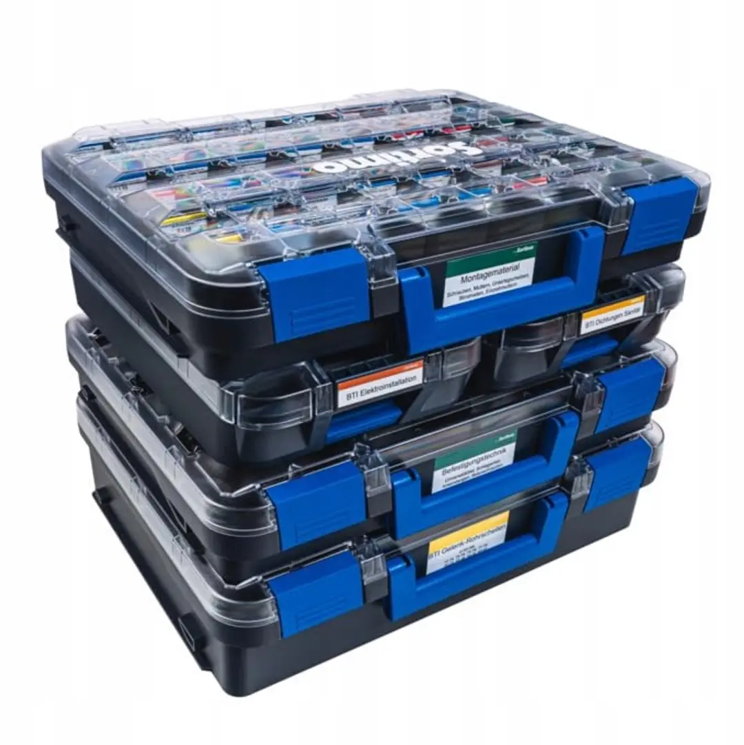 Sortimo T-BOXX 320 met 48 H63 bakjes