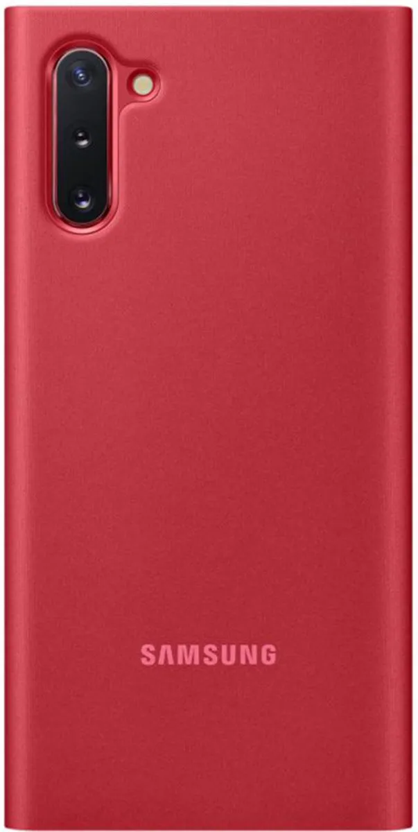 Samsung Galaxy Note 10 Clear View Hoes - Rood EF-ZN970CREGWW