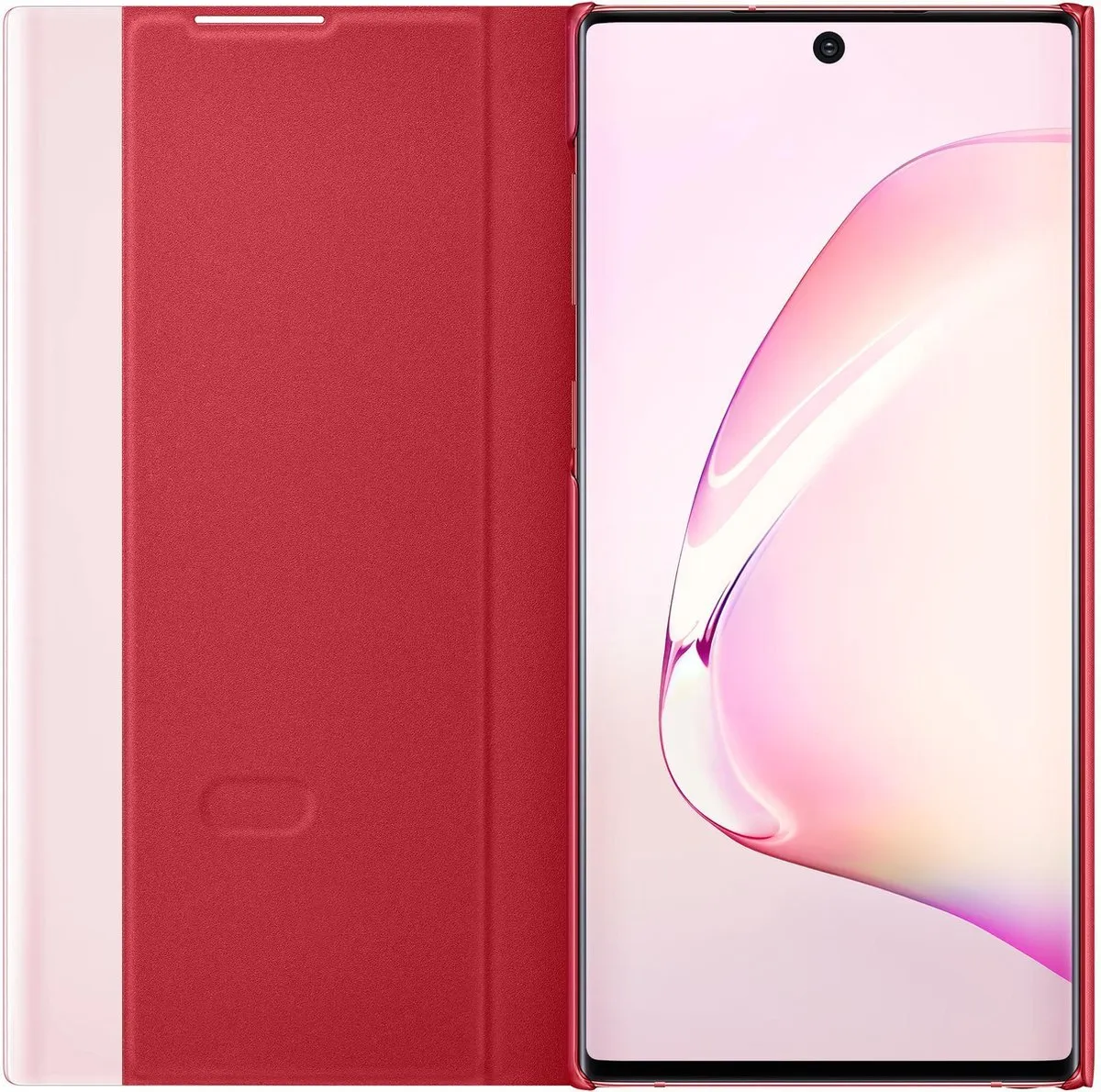Samsung Galaxy Note 10 Clear View Hoes - Rood EF-ZN970CREGWW