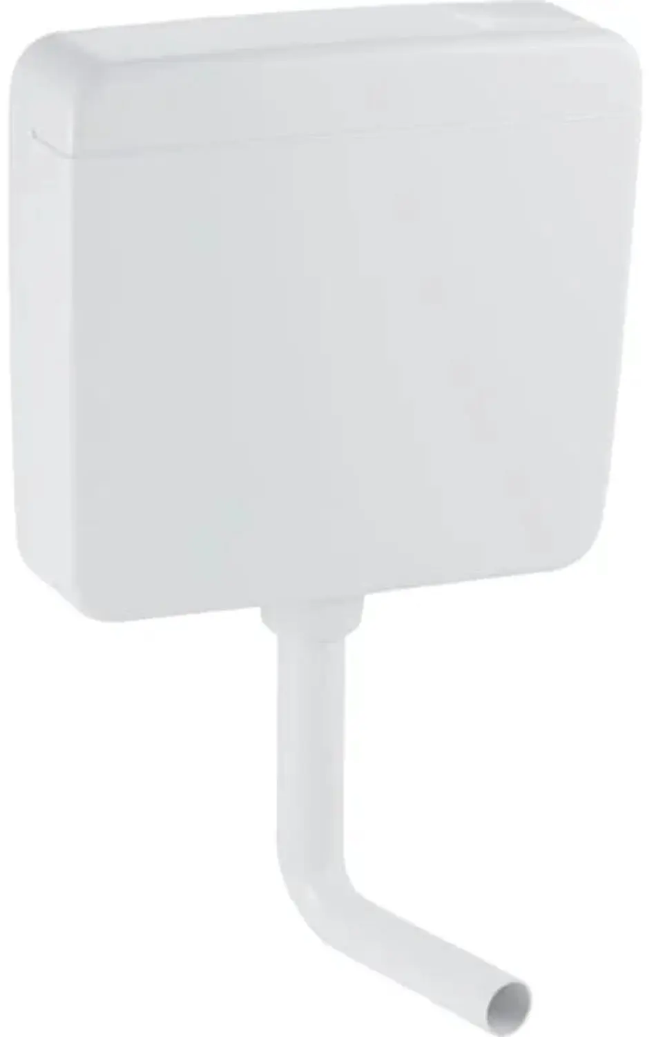 Geberit AP127 opbouwreservoir spoel-stop-spoeling, wateraansluiting linksonder: