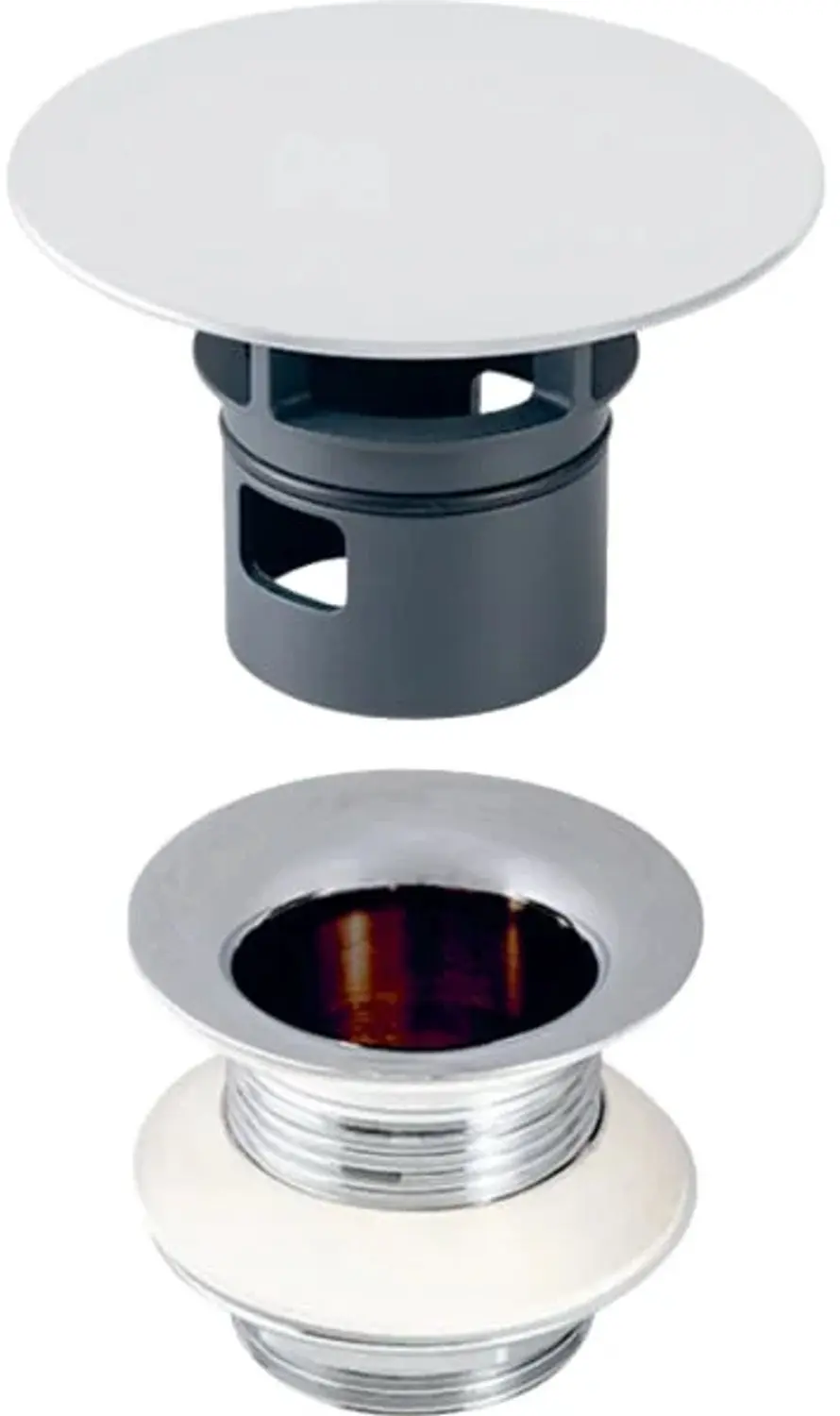 Geberit Ventiel Aftapkraan 1 1/4" x 80mm - Chroom - afbeelding 3 van 3
