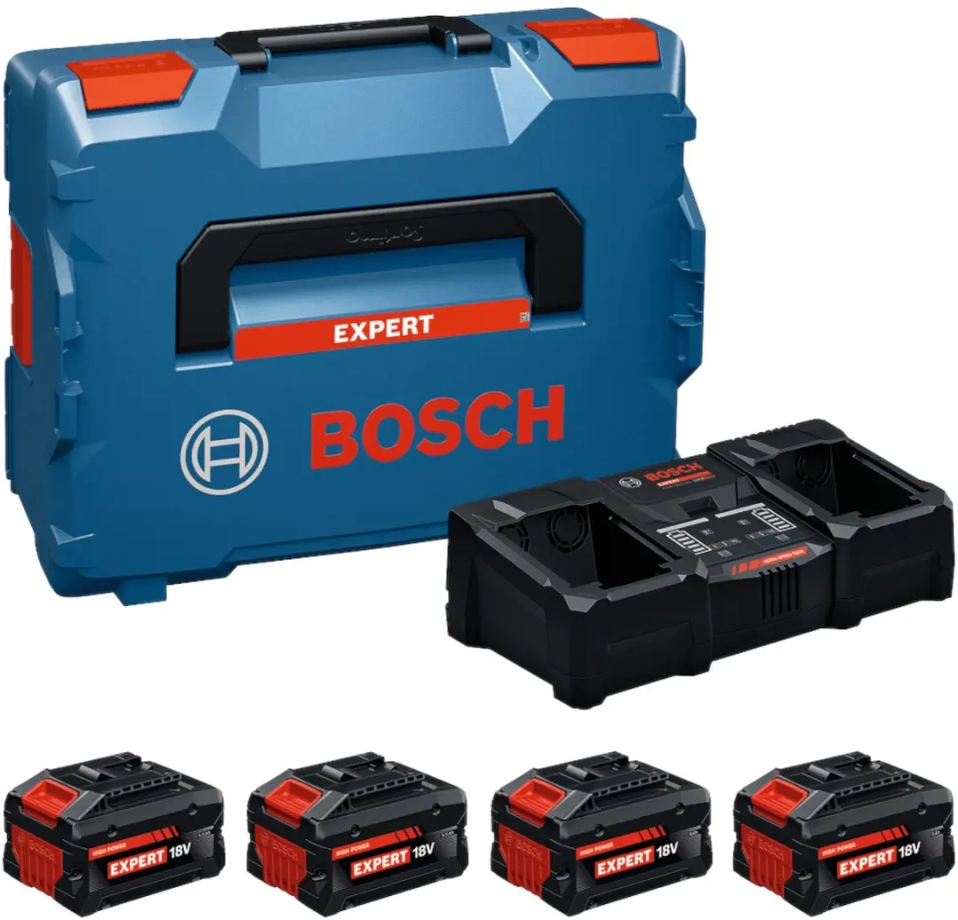 Bosch Professional EXBA18V-55/-80 Starterset 4 Accu's