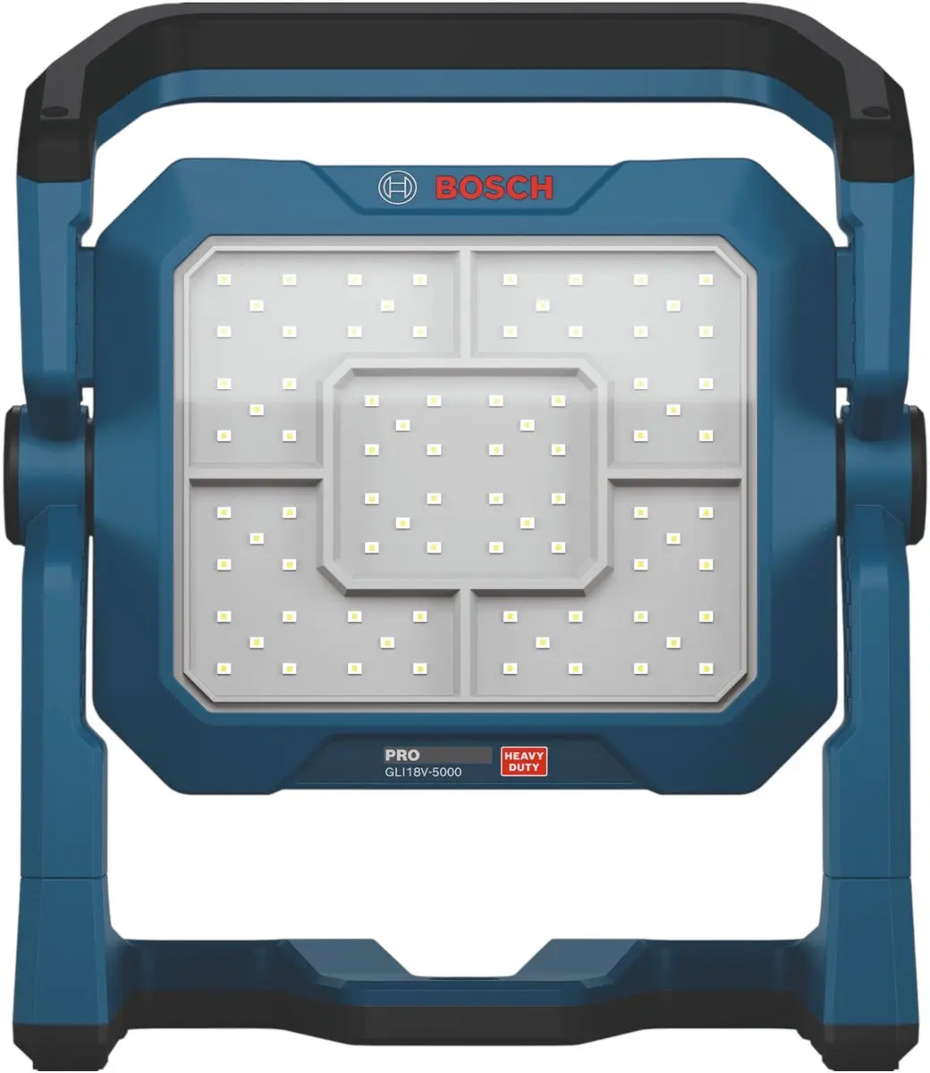 Bosch Professional GLI 18V-5000 Bouwlamp - Blauw - afbeelding 5 van 6