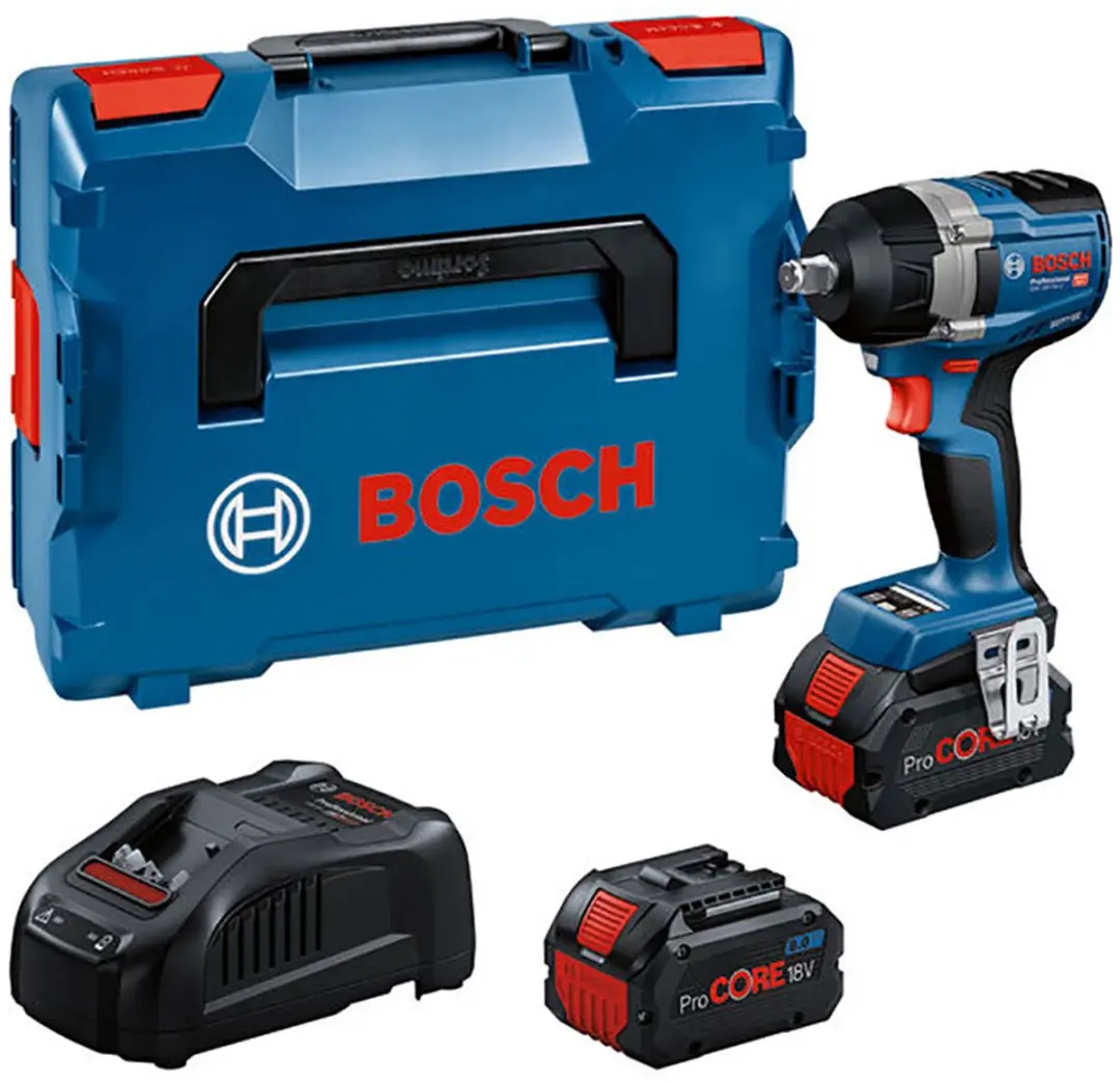 Bosch Professional GDS 18V-750 C Slagmoersleutel 750Nm - 2x 8.0Ah - afbeelding 4 van 6
