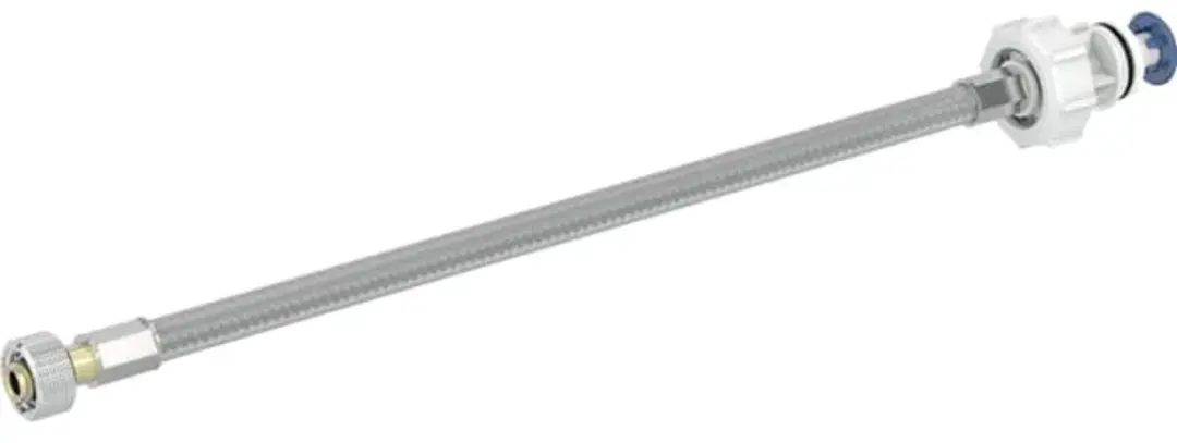 Geberit type 383 pantserslang voor inbouwreservoir: DN=8, L=33cm, G=3/8″, 2461